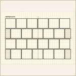 Thumbnail of the plate drawn for repointing a short run of brickwork